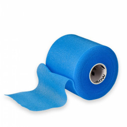 Lepicí páska s omotávkou, modrá, 7 cm x 27 m