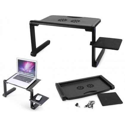 Polohovateľný stolík s chladením pod notebook / laptop