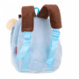 Předškolní batoh COW 24x7,5x18,5 cm, 3 L, plyš, modrý