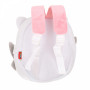 FunPlay FP-7278 Predškolský batoh 24x7,5x18,5 cm, 3 L, plyšový, ružovo-biely