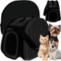 Prepravná taška pre psíkov a mačky - čierna