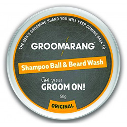Groomarang - dárková krabička (hřeben + závěsné pouzdro + olej + šampon na vousy)