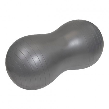 Rehabilitační a fitness míč Peanut, 90 cm x 40 cm, šedý
