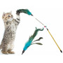 Rybársky prút pre mačky - hrkálka na hranie