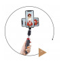 Selfie tyč  s bluetooth ovládačom, 3 v 1