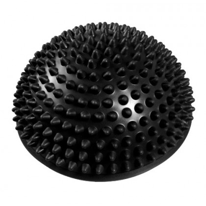 Senzomotorická rehabilitačná balančná podložka Pad, 16,5 x 8 cm, čierna
