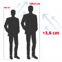 Silikónové podpätky na zvýšenie výšky postavy o 4 cm - 5 prvkov, nastaviteľné