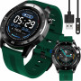 Silikonové chytré hodinky F22, zelené