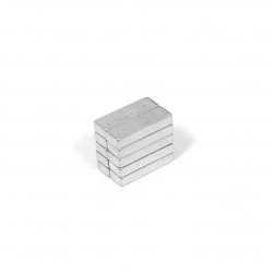 Silný plochý neodymový magnet 10x3x2 mm, 10ks