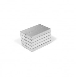 Silný plochý neodymový magnet 15x5x2 mm, 10ks