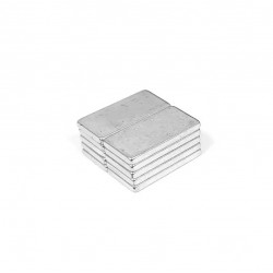 Silný plochý neodymový magnet 20x10x2 mm, 10ks