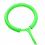 Skákající LED svítící obruč Hula Hoop na noze, ruce, zelená