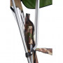 Skládací rybářské křeslo s držákem na kelímek Rybářské křeslo, zelené
