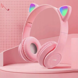 Bezdrátová sluchátka bleutooth Kitty P15, růžová
