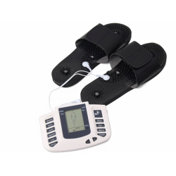 Svalový a nervový elektrostimulátor s akupunkturními pantoflemi