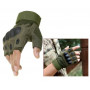 Taktické rukavice na prežitie bez prstov veľkosť XL, khaki