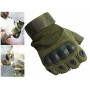 Taktické rukavice pro přežití bez prstů velikost XL, khaki