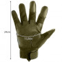 Taktické rukavice pro přežití velikost XL, khaki