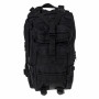 Taktický vojenský turistický ruksak 25 l, čierny