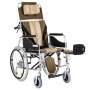 Invalidný vozík polohovací ALH 008 béžový - šírka sedadla 43cm
