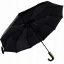 Univerzálny skladací dáždnik, čierny