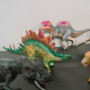 Veľká sada farebných dinosaurov, 6ks