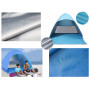 Veľký samorozkladací plážový stan s UV ochranou Tent, modrý