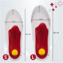 Ortopedické vložky do topánok pre ploché nohy Flat Feet, veľkosť EU (40-45)