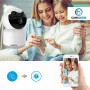 Interiérová kamera 355° IP Wifi 3Mpx s online prenosom, Q6