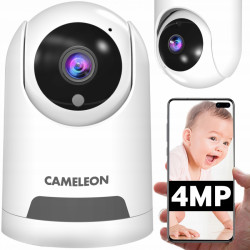 Vnitřní kamera Cameleon 355° IP Wifi 4Mpx, bílá