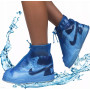 Nepromokavé boty do deště - modré, velikost XXL, krátké