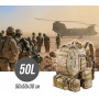 Vojenský batoh 50L, 4v1