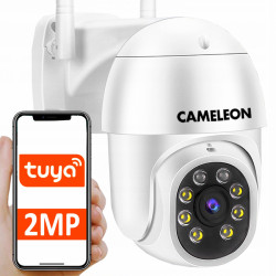 Venkovní otočná kamera 2Mpx Cameleon, bílá