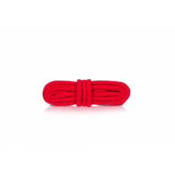 Ohnivzdorná kulatá profesionální velmi pevná bavlněná šňůrka STR 150 cm, červená