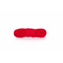 Ohňovzdorné ploché profesionálne pevné bavlnené šnúrky STR 90cm, červené