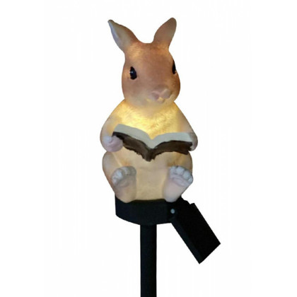 Solárna záhradná lampa zajačik