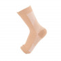 Kompresné ponožky na členok s otvorenou špičkou, telové - S/M